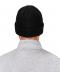 N-Ferno 6811 Zippered Rib Knit Beanie Hat with bump Cap